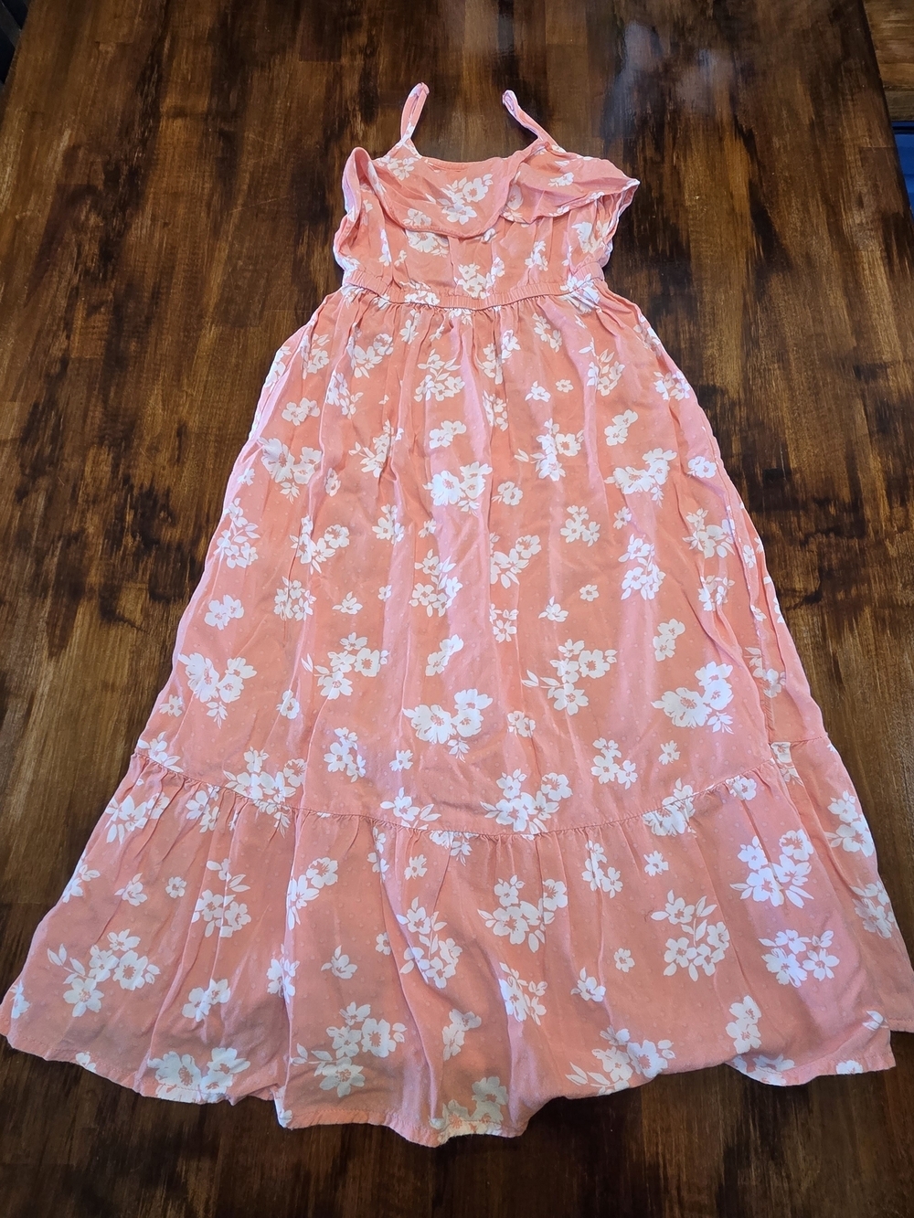 Peyton & Parker Women's XS Coral Cottage Floral Dress Matching Mini XS Dress - Picture 7 of 9